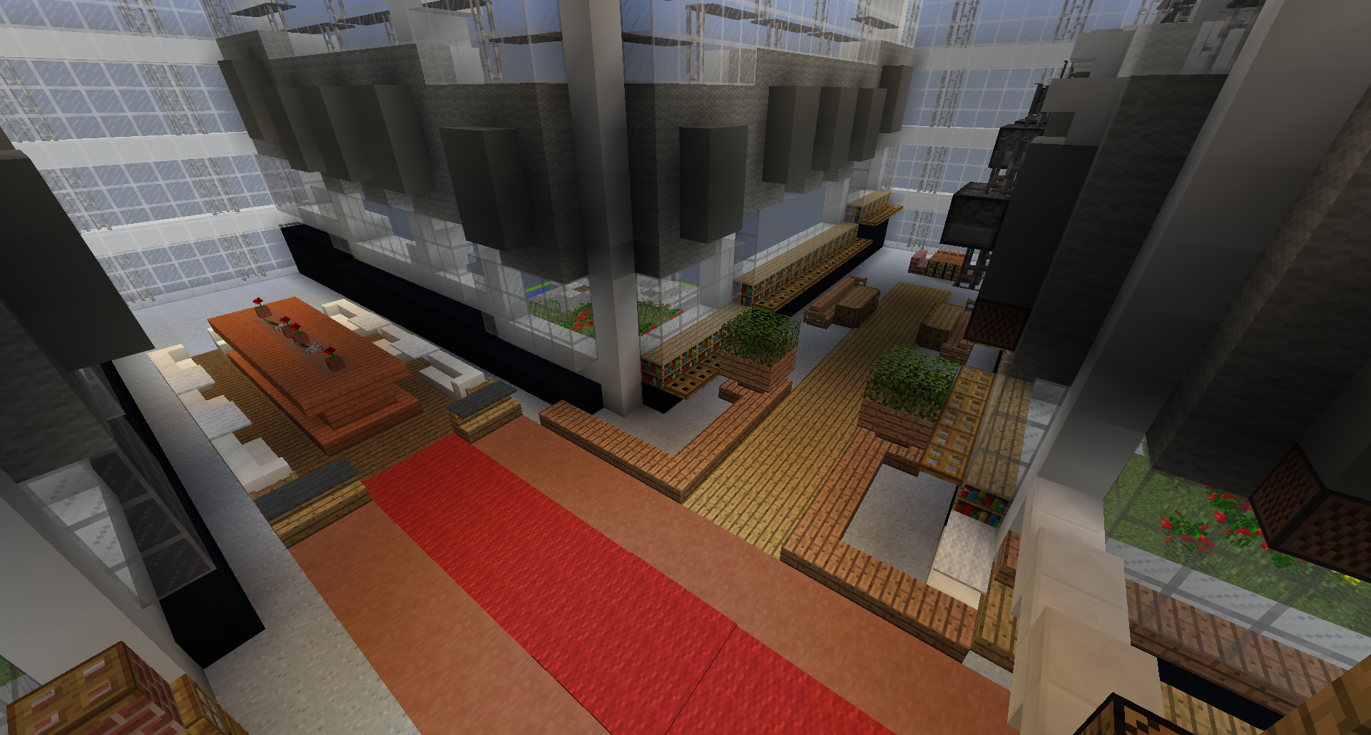 Modern Waiting Lobby with Interior | Mansion | BuiltByBit