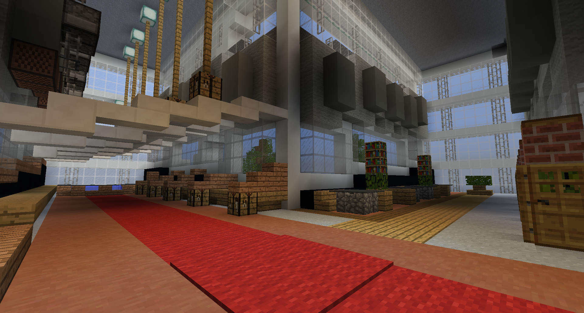 Modern Waiting Lobby with Interior | Mansion | BuiltByBit