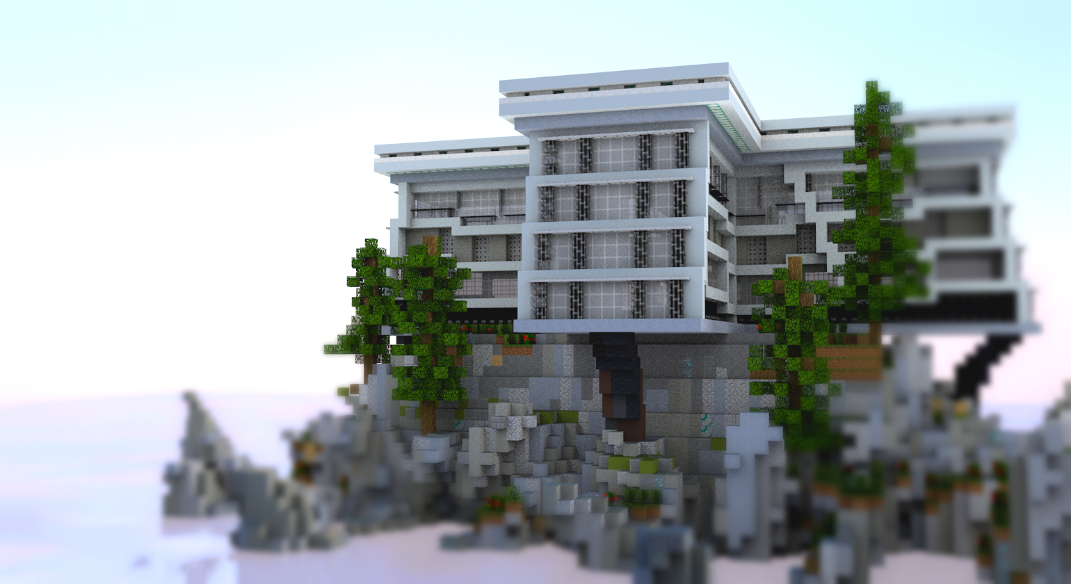 Modern Waiting Lobby with Interior | Mansion | BuiltByBit
